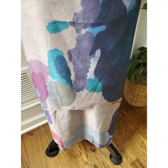 SHEIN Women Multicolor Polyester Round Neck Long Sleeve Maxi Dress Size X-Large - Picture 4 of 11